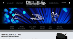Desktop Screenshot of fibertelcontractors.com